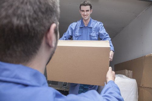 Removal team calculating a transparent quote for a Barnet home move