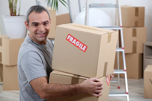Student removals van supporting a move in Barnet