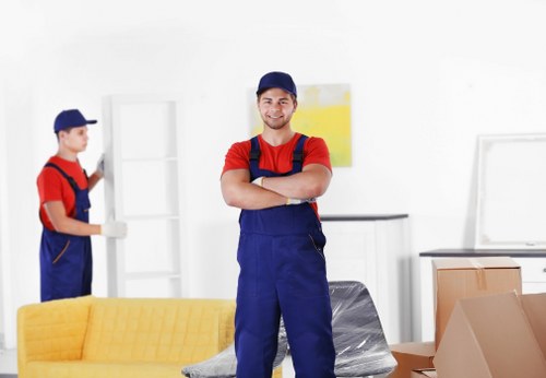 Local moving team handling access challenges in Barnet