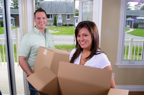 Removal team planning a flat move in Barnet
