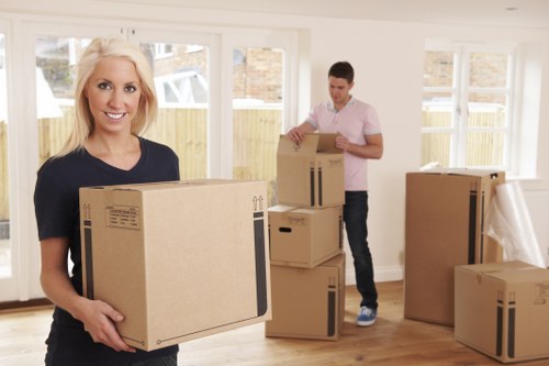 Professional movers handling a house relocation in Barnet