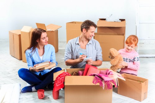 Office relocation team planning a business move in Barnet