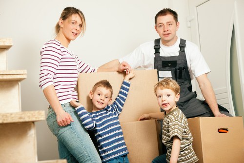 Business packing and setup support for an office move