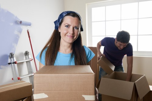 Furniture removals team handling a home move in Barnet