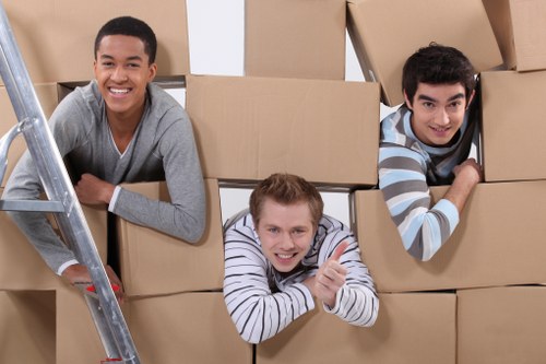 Moving day essentials and packed boxes ready for a Barnet relocation