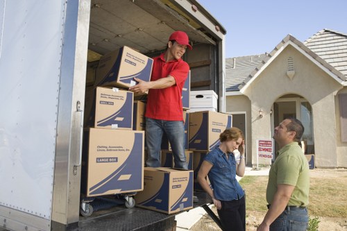 Professional removal company staff completing a safe and secure move