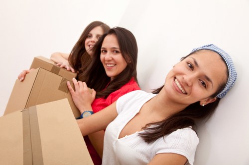 Customer booking a removal service and confirming details