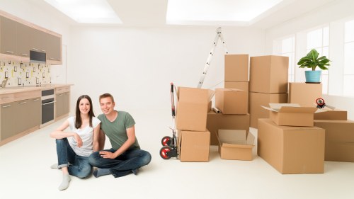Local Barnet removals team preparing for a house relocation