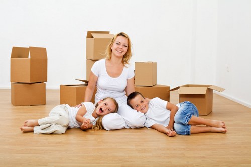 Insurance and customer protection concept for a Barnet moving service