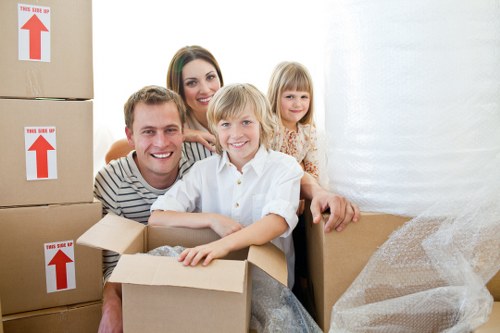 Unpacking boxes into a new Barnet property