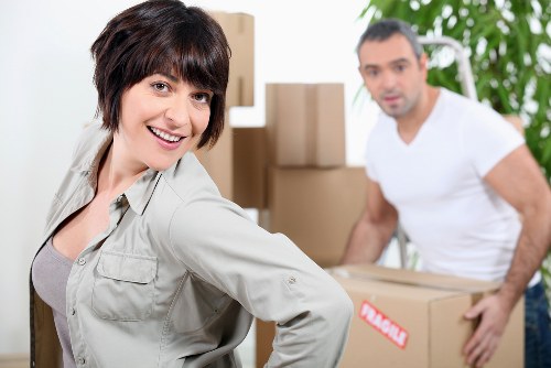 Professional removal service handling furniture in Barnet