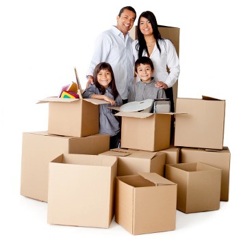 Moving team handling furniture during house removals Barnet